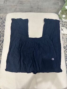 Champion Dark Blue Jogger Pants with Small C Logo